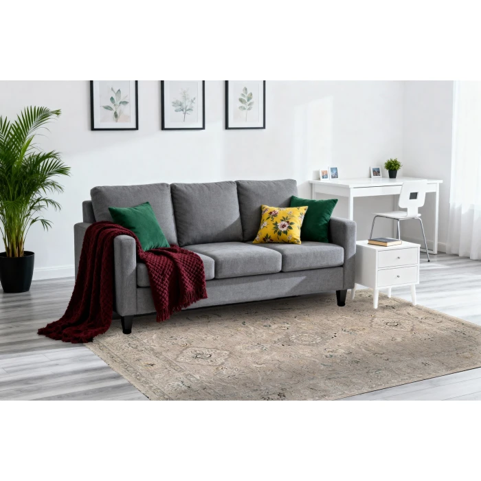 Dynamic Rugs HUDSON Beige/Ivory 1450 7ft. 10in. x 10ft. 10in. Rect. Rug