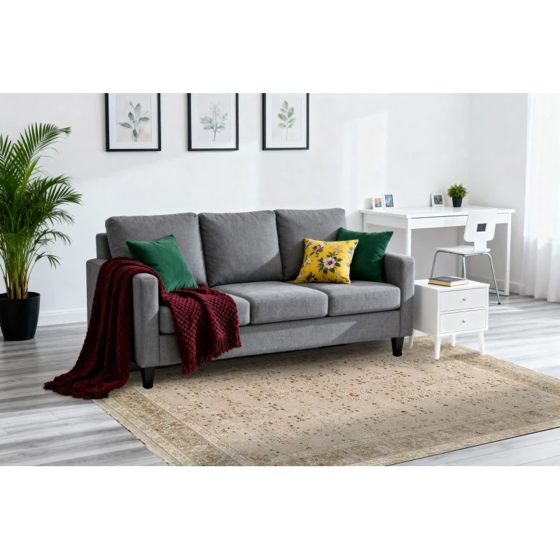 Dynamic Rugs HUDSON Beige/Dark Beige 1451 7ft. 10in. x 10ft. 10in. Rect. Rug