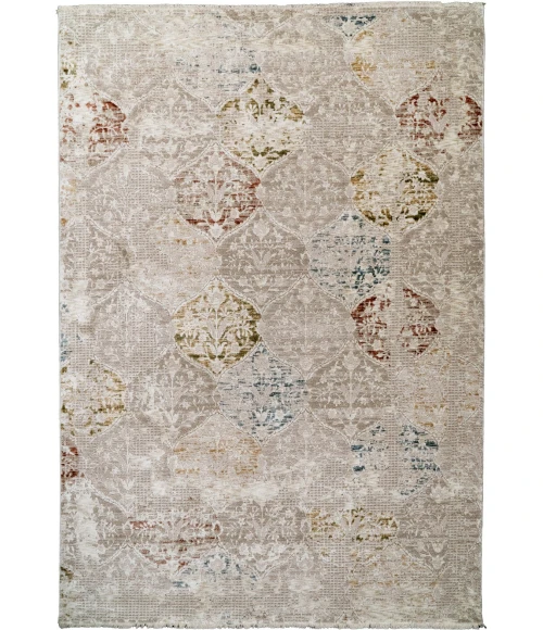 Dynamic Rugs HUDSON Beige/Multi 1452 6ft. 7in. x 9ft. 10in. Rect. Rug