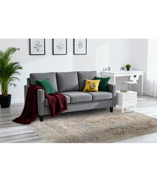 Dynamic Rugs HUDSON Beige/Multi 1452 6ft. 7in. x 9ft. 10in. Rect. Rug