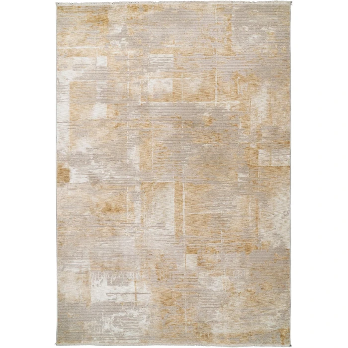 Dynamic Rugs HUDSON Gold 1454 7ft. 10in. x 10ft. 10in. Rect. Rug