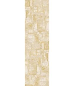 Dynamic Rugs HUDSON Gold 1454 2ft. x 7ft. 5in. Rect. Rug