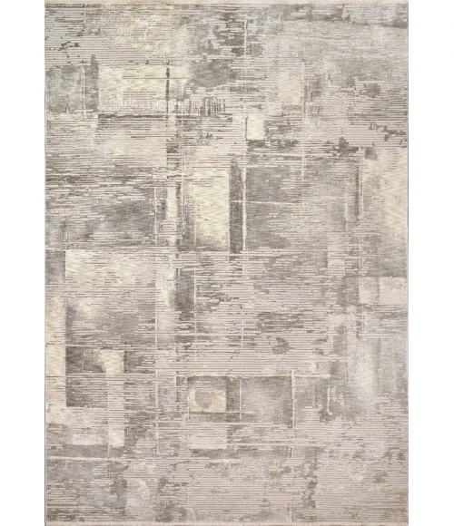 Dynamic Rugs HUDSON Beige/Grey 1454 6ft. 7in. x 9ft. 10in. Rect. Rug