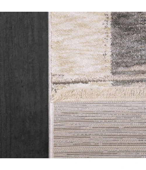 Dynamic Rugs HUDSON Beige/Grey 1454 6ft. 7in. x 9ft. 10in. Rect. Rug