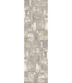 Dynamic Rugs HUDSON Beige/Grey 1454 2ft. x 7ft. 5in. Rect. Rug