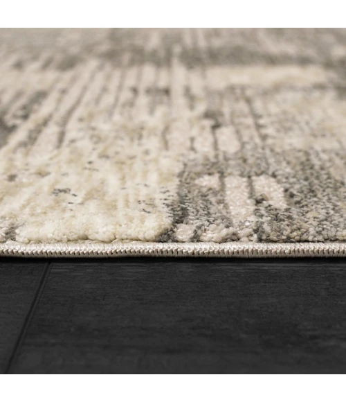 Dynamic Rugs HUDSON Beige/Grey 1454 6ft. 7in. x 9ft. 10in. Rect. Rug