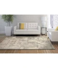Dynamic Rugs HUDSON Beige/Grey 1454 6ft. 7in. x 9ft. 10in. Rect. Rug