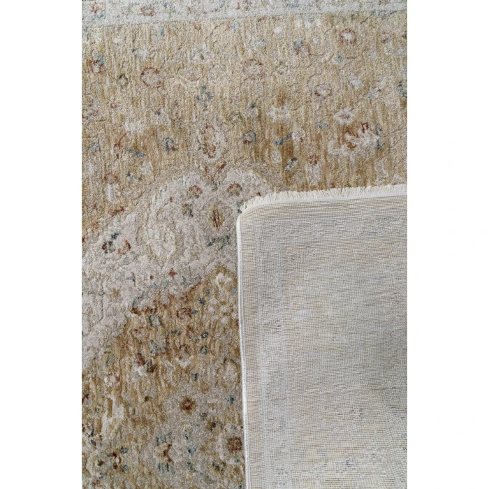 Dynamic Rugs HUDSON Gold/Cream 1479 9ft. x 12ft. Rect. Rug
