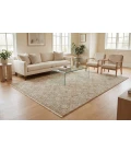 Dynamic Rugs HUDSON Gold/Cream 1480 7ft. 10in. x 10ft. 10in. Rect. Rug