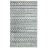 Dynamic Rugs HEIRLOOM Teal/Ivory 91004 2ft. x 4ft. Rect. Rug