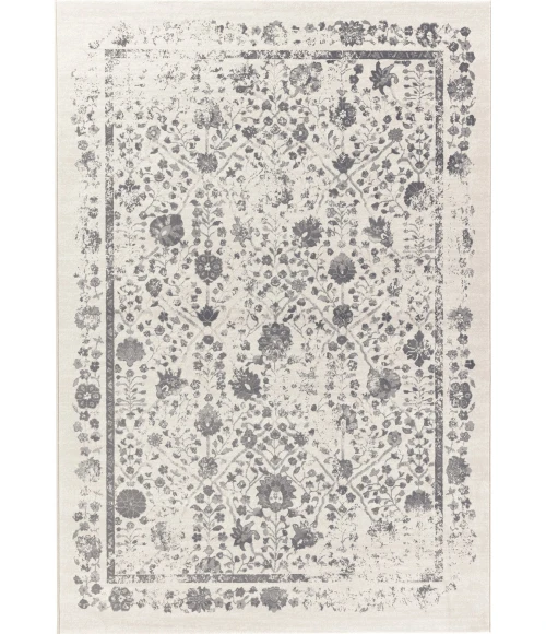 Dynamic Rugs IMPERIAL Ivory/Grey 12213 5ft. 3in. x 7ft. 7in. Rect. Rug