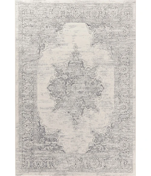 Dynamic Rugs IMPERIAL Ivory/Grey 12259 3ft.11in. x 5ft. 7in. Rect. Rug