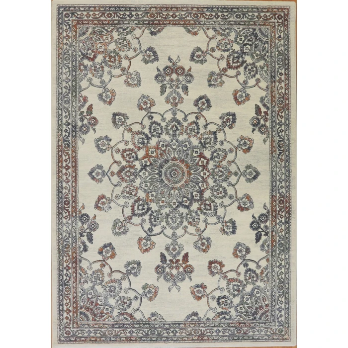 Dynamic Rugs IMPERIAL Ivory/Multi 63420 2ft. x 3ft. 11in. Rect. Rug