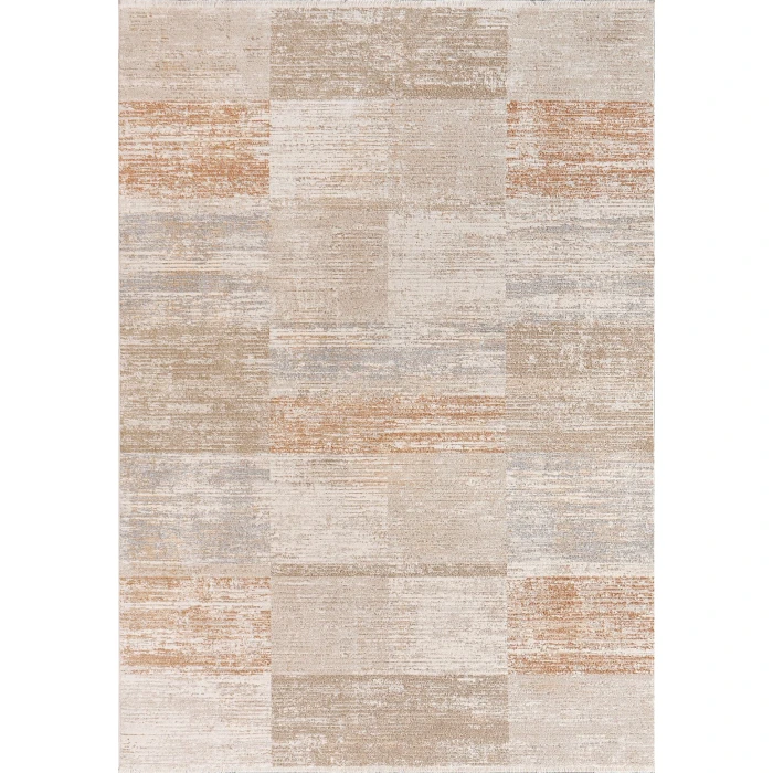 Dynamic Rugs IRVING Cream/Beige/Rust 15551 7ft. 10in. x 10ft. 10in. Rect. Rug