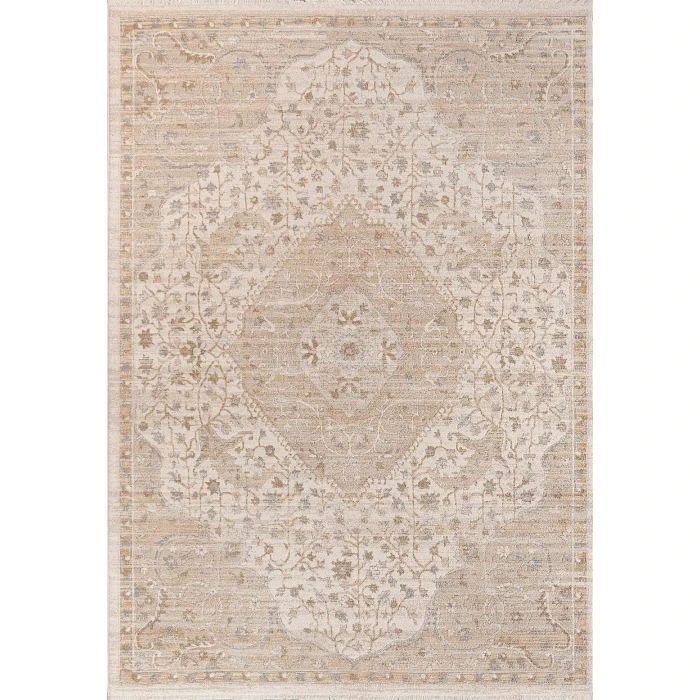 Dynamic Rugs IRVING Beige/Cream/Rust 15558 7ft. 10in. x 10ft. 10in. Rect. Rug