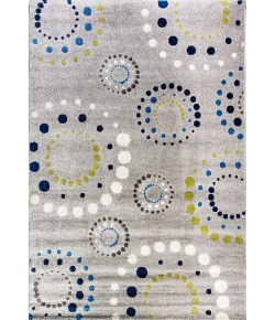 Dynamic Rugs INFINITY Grey 34198 7ft. 10in. x 11ft. 2in. Rect. Rug