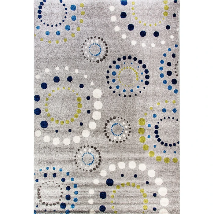 Dynamic Rugs INFINITY Grey 34198 6ft. 7in. x 9ft. 6in. Rect. Rug