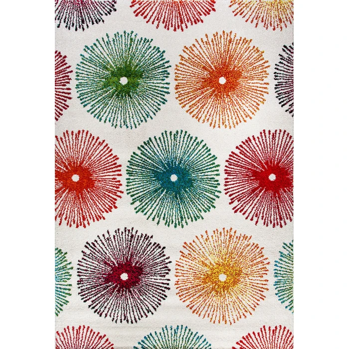 Dynamic Rugs INFINITY Cream/Multi 35799 3ft.11in. x 5ft. 7in. Rect. Rug