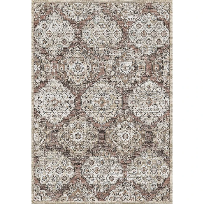 Dynamic Rugs JAZZ Rose/Blush/Beige/Ivory 6793 5ft. 3in. x 7ft. 7in. Rect. Rug