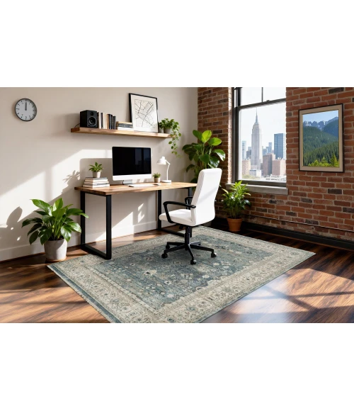 Dynamic Rugs JUNO Light Blue 6881 2ft. 2in. x 7ft. 5in. Rect. Rug