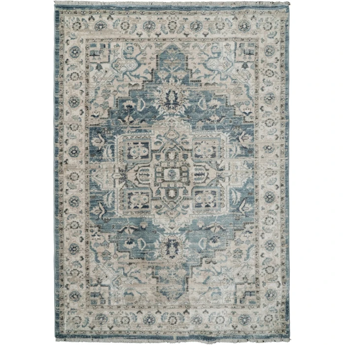 Dynamic Rugs JUNO Light Blue/Cream 6882 3ft. 11in. x 5ft. 7in. Rect. Rug