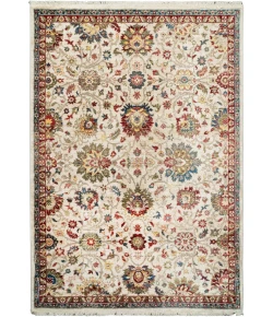 Dynamic Rugs JUNO Ivory/Red 6883 5ft. 3in. x 7ft. 7in. Rect. Rug