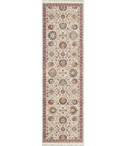 Dynamic Rugs JUNO Ivory/Red 6883 2ft. 2in. x 7ft. 5in. Rect. Rug