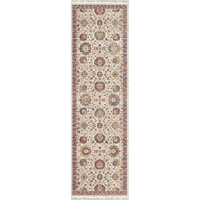 Dynamic Rugs JUNO Ivory/Red 6883 2ft. 2in. x 7ft. 5in. Rect. Rug