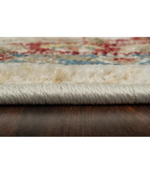 Dynamic Rugs JUNO Ivory/Red 6883 5ft. 3in. x 7ft. 7in. Rect. Rug