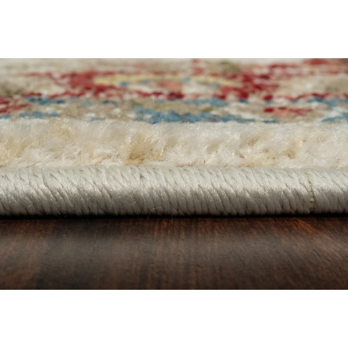 Dynamic Rugs JUNO Ivory/Red 6883 6ft. 7in. x 9ft. 2in. Rect. Rug