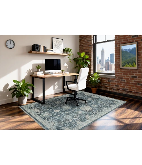 Dynamic Rugs JUNO Blue 6883 6ft. 7in. x 9ft. 2in. Rect. Rug