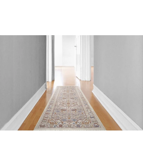Dynamic Rugs JUNO Cream/Grey/Multi 6884 2ft. 2in. x 7ft. 5in. Rect. Rug
