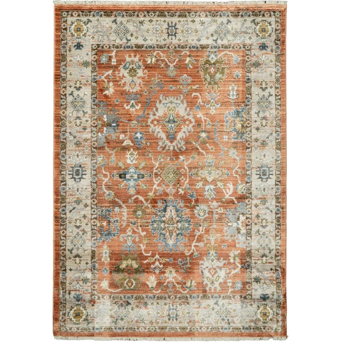 Dynamic Rugs JUNO Rust/Ivory/Multi 6885 5ft. 3in. x 7ft. 7in. Rect. Rug