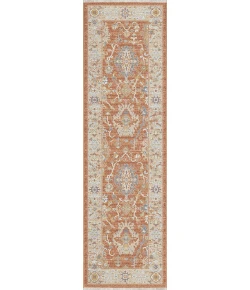 Dynamic Rugs JUNO Rust/Ivory/Multi 6885 2ft. 2in. x 7ft. 5in. Rect. Rug