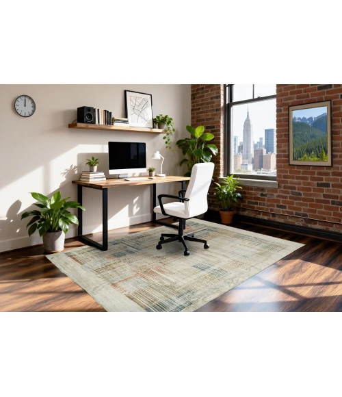 Dynamic Rugs JUNO Beige/Multi 6889 5ft. 3in. x 7ft. 7in. Rect. Rug
