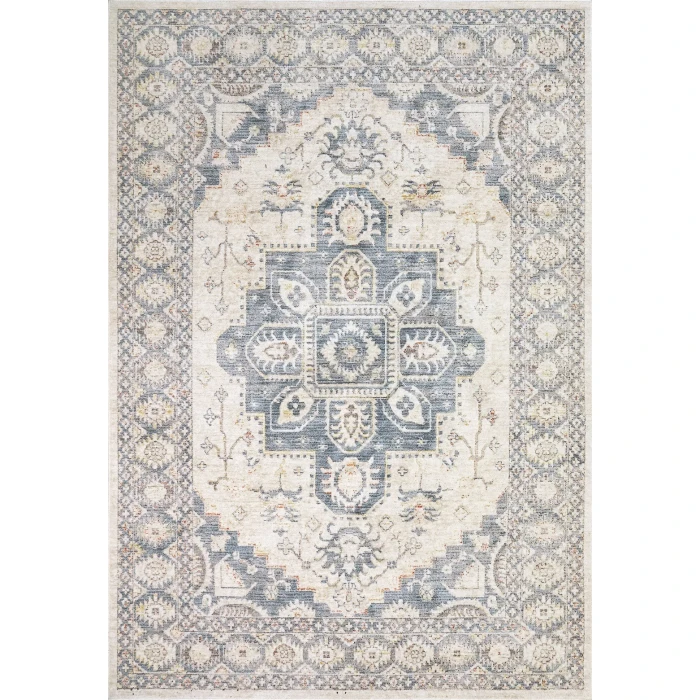 Dynamic Rugs JUPITER Beige/Navy/Multi 3106 3ft. x 5ft. Rect. Rug