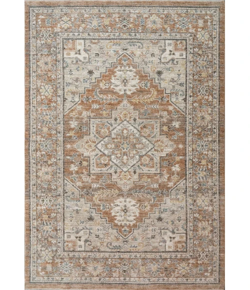 Dynamic Rugs KASHMIR Rust/Beige/Multi 18862 5ft. x 7ft. Rect. Rug