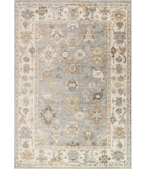 Dynamic Rugs KASHMIR Grey/Cream/Multi 18869 6ft. 3in. x 8ft. 6in. Rect. Rug