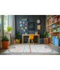 Dynamic Rugs KIDZ Ivory/Multi 8080 5ft. x 7ft. Rect. Rug