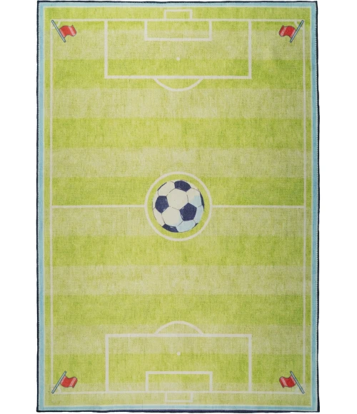 Dynamic Rugs KIDZ Green 8082 5ft. x 7ft. Rect. Rug