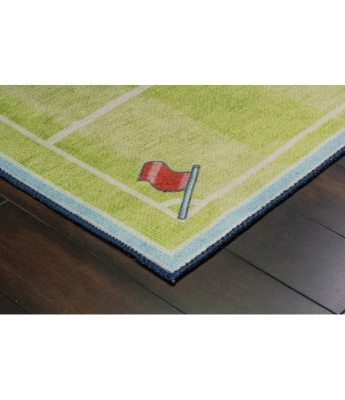 Dynamic Rugs KIDZ Green 8082 5ft. x 7ft. Rect. Rug