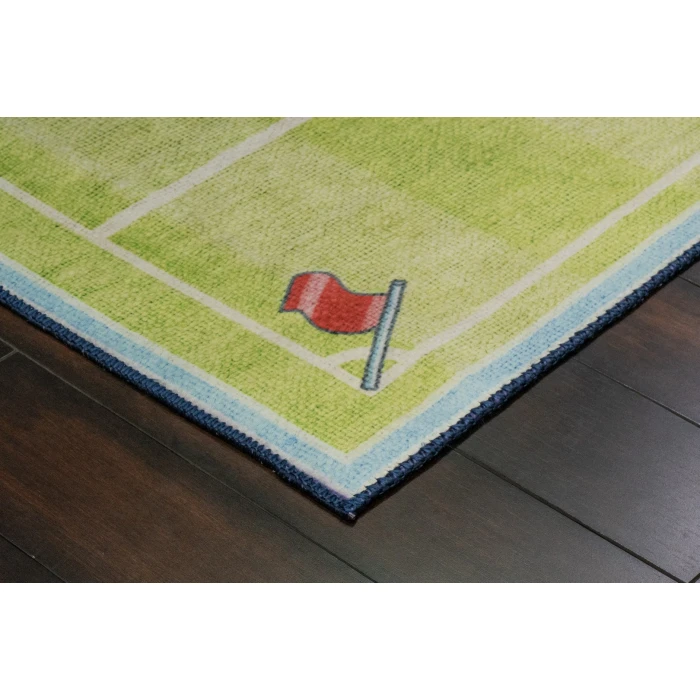 Dynamic Rugs KIDZ Green 8082 5ft. x 7ft. Rect. Rug