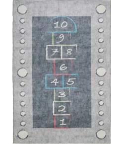 Dynamic Rugs KIDZ Grey/Multi 8083 5ft. x 7ft. Rect. Rug