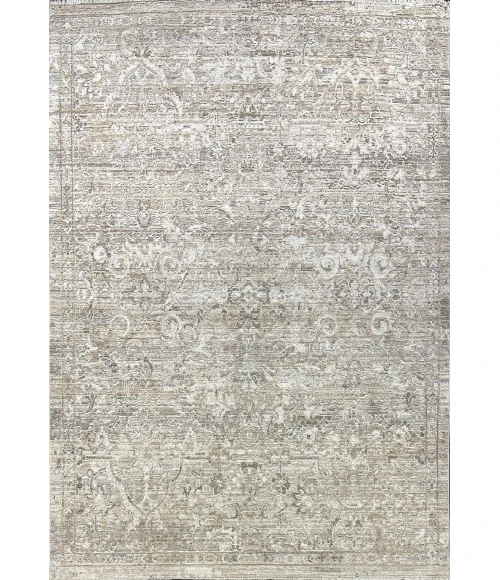 Dynamic Rugs KYRA Cream/Grey 13704 5ft. 3in. x 7ft. 7in. Rect. Rug