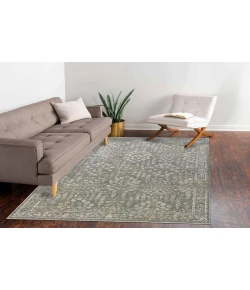 Dynamic Rugs KYRA Grey/Dark Grey 13705 5ft. 3in. x 7ft. 7in. Rect. Rug