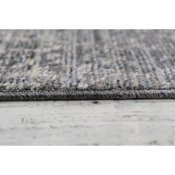Dynamic Rugs KYRA Grey/Navy 13707 9ft. x 12ft. 6in. Rect. Rug