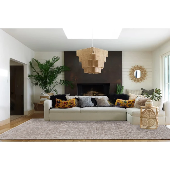 Dynamic Rugs LARA Brown/Grey 14620 9ft. 2in. x 12ft. 10in. Rect. Rug