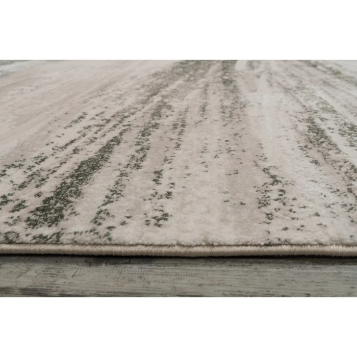 Dynamic Rugs LAZER Cream/Green 12675 5ft. 3in. x 7ft. Rect. Rug
