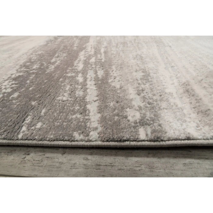 Dynamic Rugs LAZER Grey/Dark Grey 12675 5ft. 3in. x 7ft. Rect. Rug