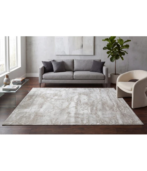 Dynamic Rugs LAZER Cream/Beige 12676 5ft. 3in. x 7ft. Rect. Rug